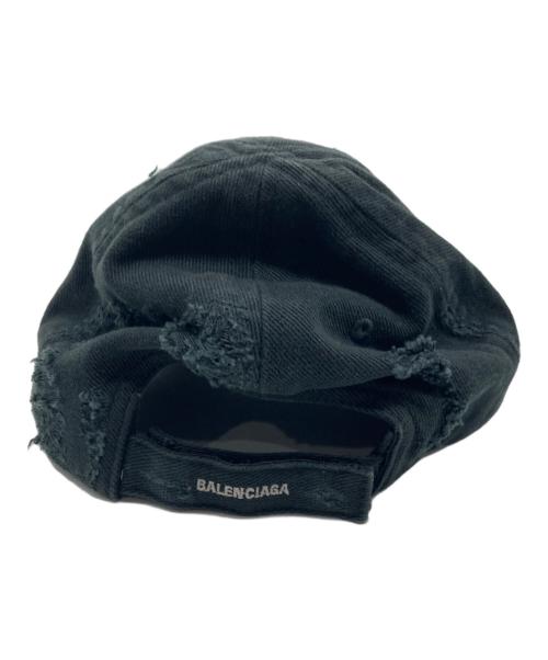 BALENCIAGA（バレンシアガ）BALENCIAGA (バレンシアガ) RAMMSTEIN CAP ブラック サイズ:Sの古着・服飾アイテム