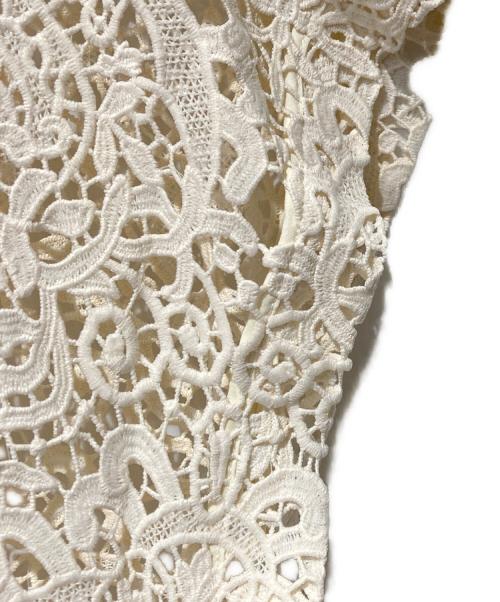 Ameri VINTAGE（アメリヴィンテージ）Ameri VINTAGE (アメリヴィンテージ) MEDI 2WAY FLARE CHEMICAL LACE DRESS アイボリー サイズ:Ｓの古着・服飾アイテム