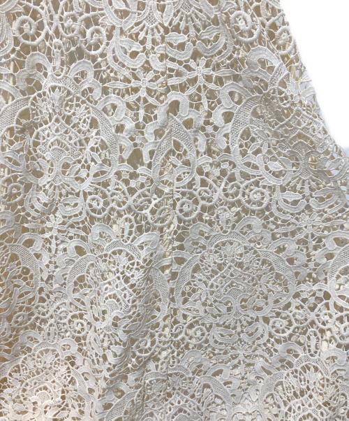 Ameri VINTAGE（アメリヴィンテージ）Ameri VINTAGE (アメリヴィンテージ) MEDI 2WAY FLARE CHEMICAL LACE DRESS アイボリー サイズ:Ｓの古着・服飾アイテム
