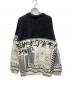 Ameri（アメリ）の古着「NEWS PAPER JACQUARED KNIT」｜ブラック