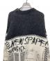 中古・古着 Ameri (アメリ) NEWS PAPER JACQUARED KNIT ブラック サイズ:FREE：10000円
