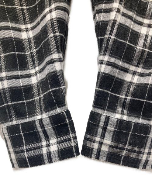 Hysteric Glamour（ヒステリックグラマー）Hysteric Glamour (ヒステリックグラマー) WIND AND SEA (ウィンダンシー) チェックシャツ ブラック サイズ:Mの古着・服飾アイテム