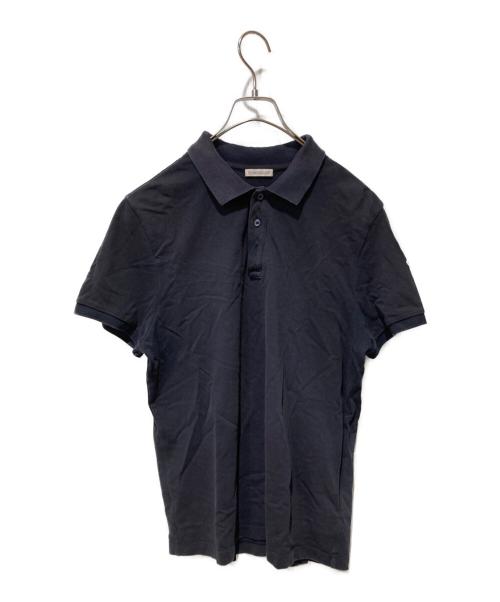 MONCLER（モンクレール）MONCLER (モンクレール) 鹿の子ポロシャツ ネイビー サイズ:Mの古着・服飾アイテム