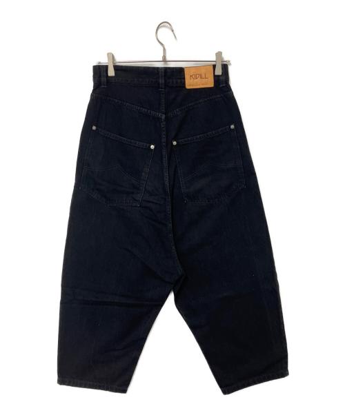 KIDILL（キディル）KIDILL (キディル) クロップド バギーデニム ブラック サイズ:W44の古着・服飾アイテム