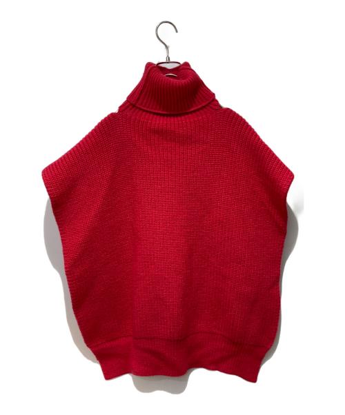 RAF SIMONS（ラフシモンズ）RAF SIMONS (ラフシモンズ) 18AW SINGLE PANEL PATCH TURTLENECK ショッキングピンク サイズ:FREEの古着・服飾アイテム