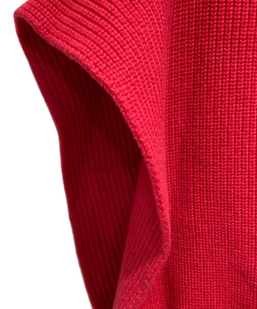 RAF SIMONS（ラフシモンズ）RAF SIMONS (ラフシモンズ) 18AW SINGLE PANEL PATCH TURTLENECK ショッキングピンク サイズ:FREEの古着・服飾アイテム