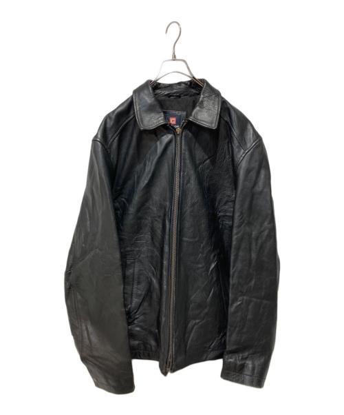 CHAPS（チャップス）CHAPS (チャップス) レザージャケット ブラック サイズ:Ｌの古着・服飾アイテム