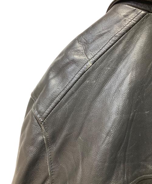 CHAPS（チャップス）CHAPS (チャップス) レザージャケット ブラック サイズ:Ｌの古着・服飾アイテム
