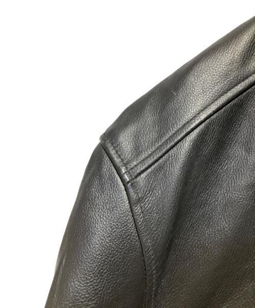 CHAPS（チャップス）CHAPS (チャップス) レザージャケット ブラック サイズ:Ｌの古着・服飾アイテム