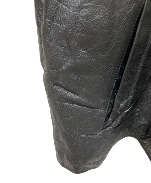 CHAPS（チャップス）CHAPS (チャップス) レザージャケット ブラック サイズ:Ｌの古着・服飾アイテム