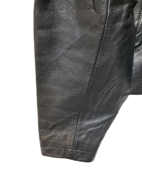 CHAPS（チャップス）CHAPS (チャップス) レザージャケット ブラック サイズ:Ｌの古着・服飾アイテム