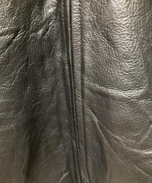 CHAPS（チャップス）CHAPS (チャップス) レザージャケット ブラック サイズ:Ｌの古着・服飾アイテム