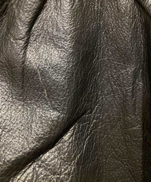CHAPS（チャップス）CHAPS (チャップス) レザージャケット ブラック サイズ:Ｌの古着・服飾アイテム