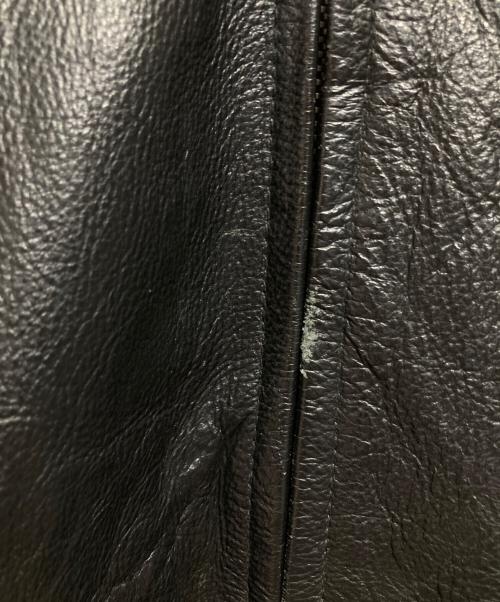 CHAPS（チャップス）CHAPS (チャップス) レザージャケット ブラック サイズ:Ｌの古着・服飾アイテム