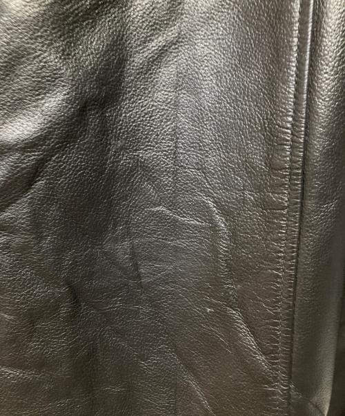 CHAPS（チャップス）CHAPS (チャップス) レザージャケット ブラック サイズ:Ｌの古着・服飾アイテム