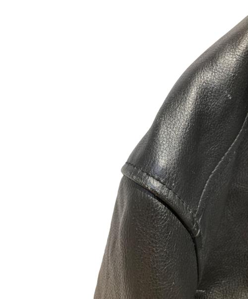 CHAPS（チャップス）CHAPS (チャップス) レザージャケット ブラック サイズ:Ｌの古着・服飾アイテム