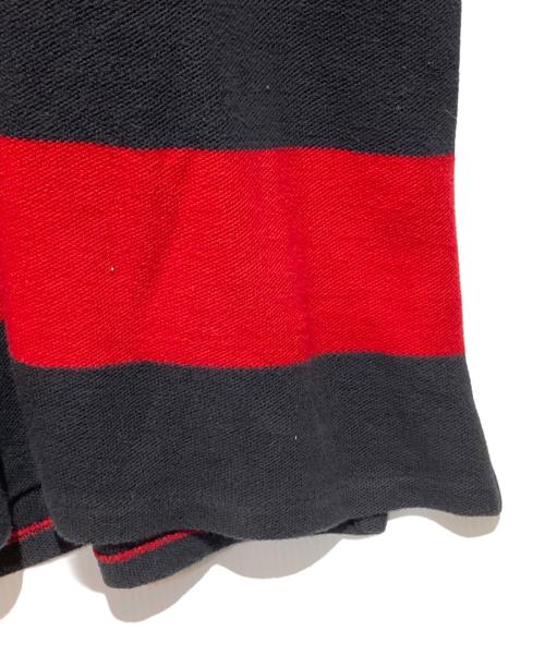 POLO RALPH LAUREN（ポロ・ラルフローレン）POLO RALPH LAUREN (ポロ・ラルフローレン) ボーダータートルネックニット レッド サイズ:XLの古着・服飾アイテム