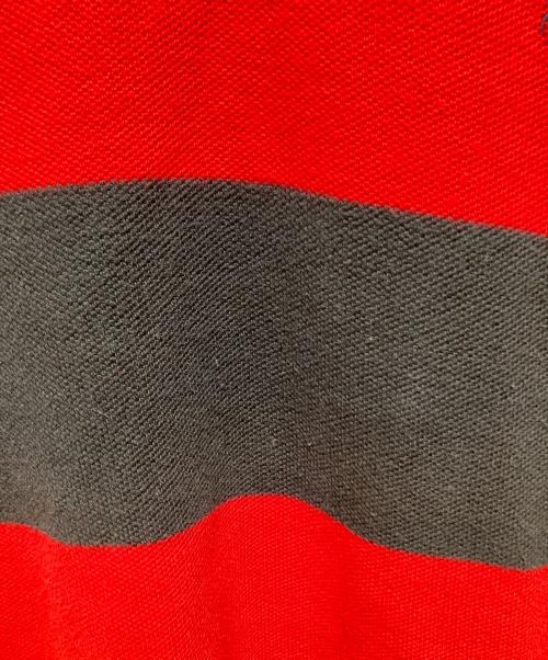 POLO RALPH LAUREN（ポロ・ラルフローレン）POLO RALPH LAUREN (ポロ・ラルフローレン) ボーダータートルネックニット レッド サイズ:XLの古着・服飾アイテム