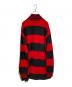 POLO RALPH LAUREN (ポロ・ラルフローレン) ボーダータートルネックニット レッド サイズ:XL：12000円