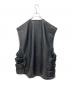 street&STEEL (ストリート・アンド・スチール) レザーベスト ブラック サイズ:ＸＬ：15000円