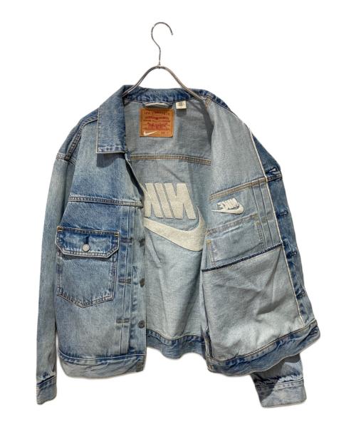 NIKE（ナイキ）NIKE (ナイキ) LEVI'S (リーバイス) Denim Trukcer Jacket ブルー サイズ:Mの古着・服飾アイテム