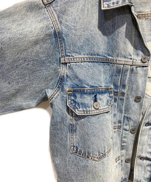 NIKE（ナイキ）NIKE (ナイキ) LEVI'S (リーバイス) Denim Trukcer Jacket ブルー サイズ:Mの古着・服飾アイテム
