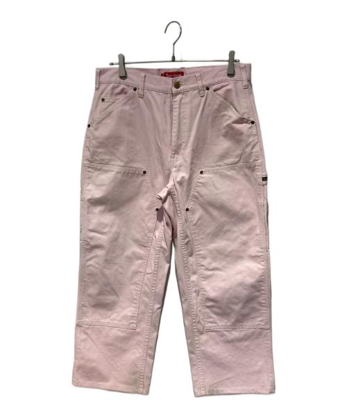 SUPREME（シュプリーム）SUPREME (シュプリーム) Double Knee Canvas Painter Pant ピンク サイズ:81cm (W32)の古着・服飾アイテム