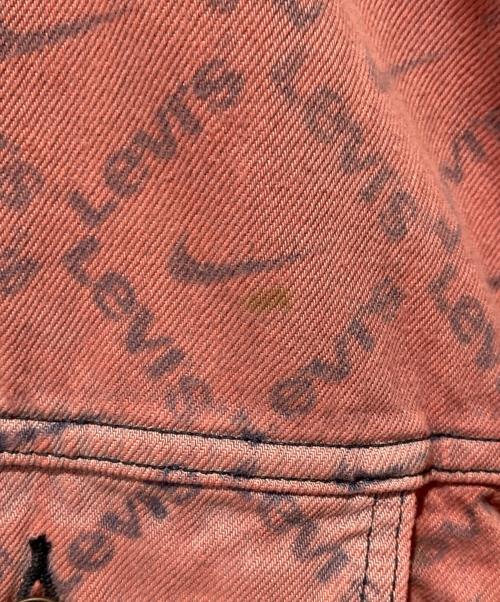 LEVI'S PReMIUM（リーバイス プレミアム）LEVI'S PReMIUM (リーバイス プレミアム) NIKE (ナイキ) Monogram Trukcer Jacket ピンク×ネイビー サイズ: XSの古着・服飾アイテム