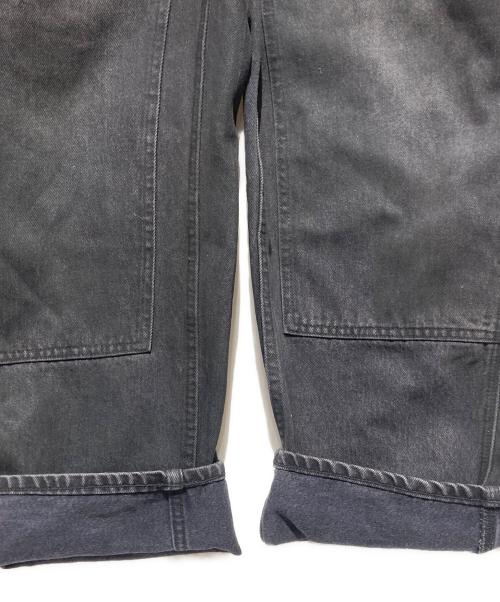 SUPREME（シュプリーム）SUPREME (シュプリーム) MM6 Maison Margiela (エムエムシックスメゾンマルジェラ) Foil Double Knee Painter Pant ブラック サイズ:81cm (W32)の古着・服飾アイテム