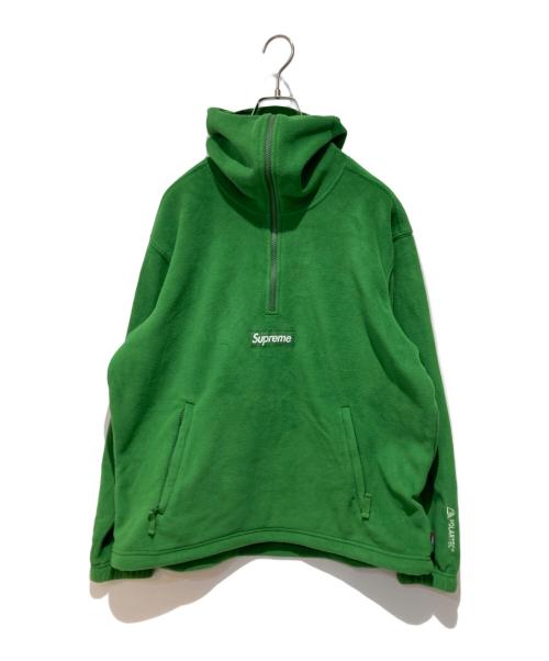 SUPREME（シュプリーム）Supreme (シュプリーム) Polartec Hooded Sweats グリーン サイズ:Sの古着・服飾アイテム