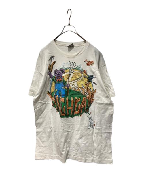 LIQUID BLUE（リキッドブルー）LIQUID BLUE (リキッドブルー) 半袖Tシャツ ホワイト サイズ:XLの古着・服飾アイテム