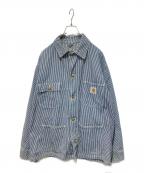 CarHarttカーハート）の古着「Hickory Stripe Jacket」｜ブルー