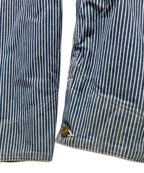 CarHartt（カーハート）CarHartt (カーハート) Hickory Stripe Jacket ブルー サイズ:Ｆの古着・服飾アイテム