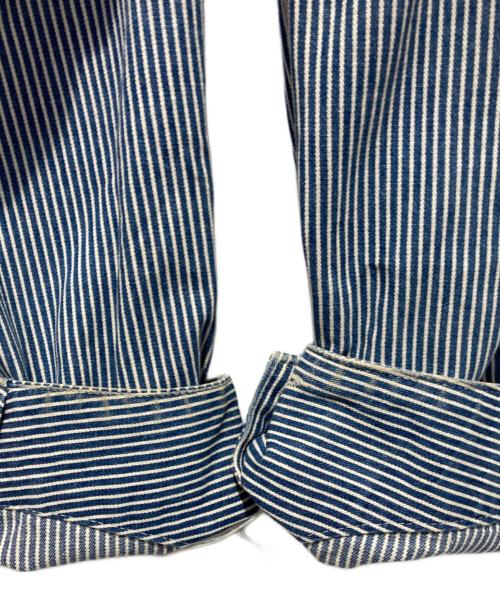 CarHartt（カーハート）CarHartt (カーハート) Hickory Stripe Jacket ブルー サイズ:Ｆの古着・服飾アイテム