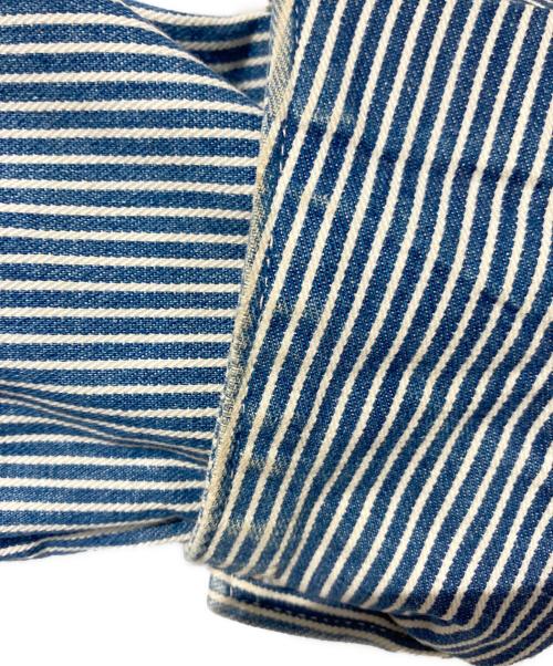 CarHartt（カーハート）CarHartt (カーハート) Hickory Stripe Jacket ブルー サイズ:Ｆの古着・服飾アイテム