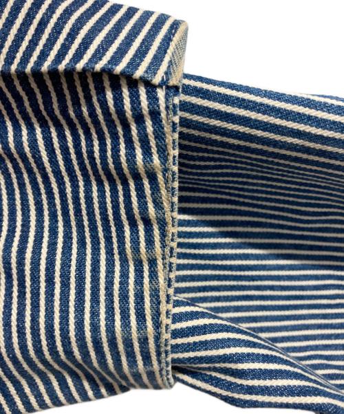 CarHartt（カーハート）CarHartt (カーハート) Hickory Stripe Jacket ブルー サイズ:Ｆの古着・服飾アイテム