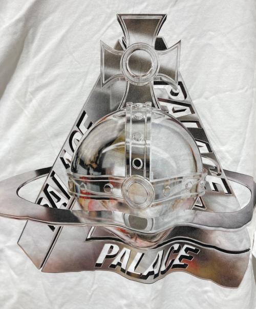 PALACE（パレス）PALACE (パレス) Vivienne Westwood (ヴィヴィアンウエストウッド) オーブプリントTシャツ ホワイト サイズ:XLの古着・服飾アイテム