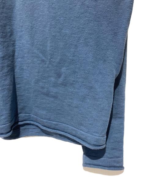 STONE ISLAND（ストーンアイランド）STONE ISLAND (ストーンアイランド) クルーネックニット ブルー サイズ:Ｓの古着・服飾アイテム