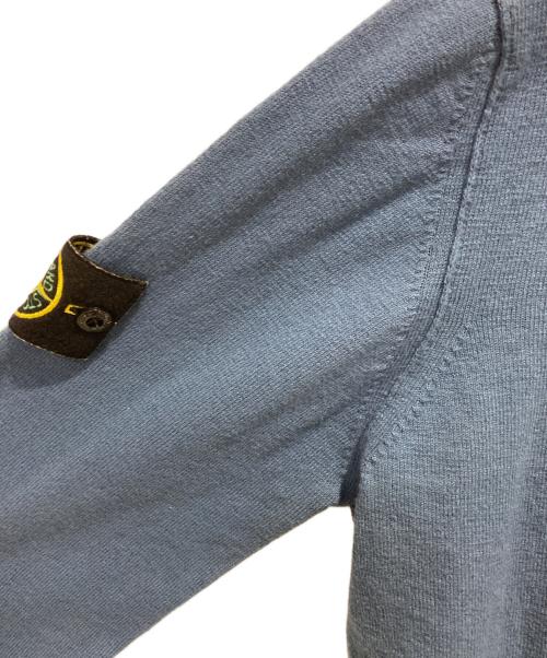 STONE ISLAND（ストーンアイランド）STONE ISLAND (ストーンアイランド) クルーネックニット ブルー サイズ:Ｓの古着・服飾アイテム