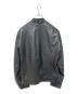 EMPORIO ARMANI (エンポリオ アルマーニ) レザージャケット ブラック サイズ:48：18000円