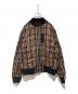 TAKAHIROMIYASHITA TheSoloIst.（タカヒロミヤシタ ザソロイスト）の古着「flannel flight jacket.」｜ブラウン