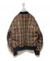 TAKAHIROMIYASHITA TheSoloIst. (タカヒロミヤシタ ザソロイスト) flannel flight jacket. ブラウン サイズ:48：40000円