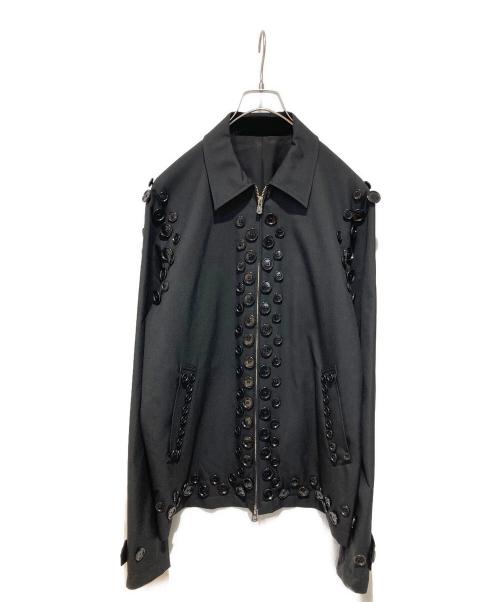 TAKAHIROMIYASHITA TheSoloIst.（タカヒロミヤシタ ザソロイスト）TAKAHIROMIYASHITA TheSoloIst. (タカヒロミヤシタ ザソロイスト) zip up brit jacket ブラック サイズ:46の古着・服飾アイテム