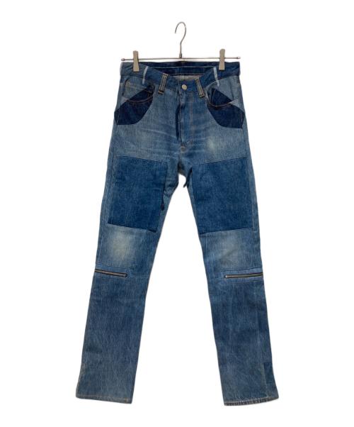 TAKAHIROMIYASHITA TheSoloIst.（タカヒロミヤシタ ザソロイスト）TAKAHIROMIYASHITA TheSoloIst. (タカヒロミヤシタ ザソロイスト) Rebuild Zip Cargo Pants インディゴ サイズ:48の古着・服飾アイテム