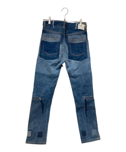TAKAHIROMIYASHITA TheSoloIst.（タカヒロミヤシタ ザソロイスト）TAKAHIROMIYASHITA TheSoloIst. (タカヒロミヤシタ ザソロイスト) Rebuild Zip Cargo Pants インディゴ サイズ:48の古着・服飾アイテム