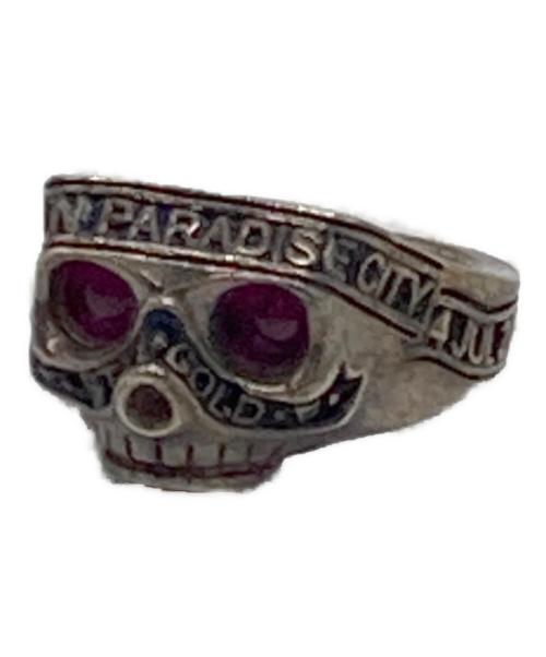 TAKAHIROMIYASHITA TheSoloIst.（タカヒロミヤシタ ザソロイスト）TAKAHIROMIYASHITA TheSoloIst. (タカヒロミヤシタ ザソロイスト) RATS (ラッツ) SKULL RING STAY GOLD シルバー サイズ:US8.5の古着・服飾アイテム