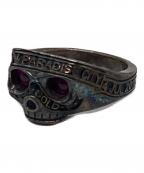 TAKAHIROMIYASHITA TheSoloIst.×RATSタカヒロミヤシタ ザソロイスト×ラッツ）の古着「SKULL RING STAY GOLD」｜シルバー