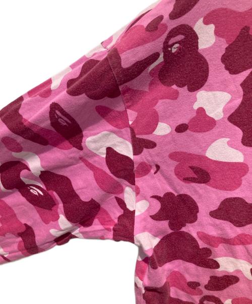 A BATHING APE（アベイシングエイプ）A BATHING APE (アベイシングエイプ) リバーシブルスウェット ピンク×グリーン サイズ:Ｌの古着・服飾アイテム