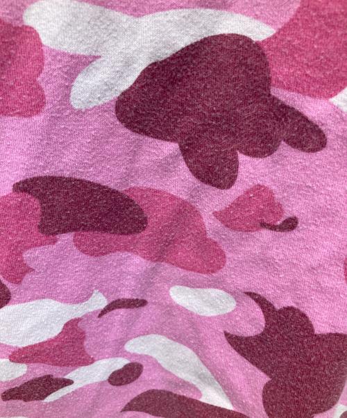 A BATHING APE（アベイシングエイプ）A BATHING APE (アベイシングエイプ) リバーシブルスウェット ピンク×グリーン サイズ:Ｌの古着・服飾アイテム