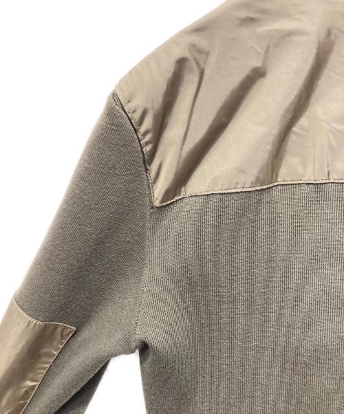 PRADA SPORTS（プラダスポーツ）PRADA SPORTS (プラダスポーツ) ナイロン切替ドライバーズニット オリーブ サイズ:46の古着・服飾アイテム